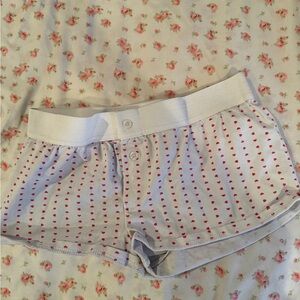 Brandy mini heart shorts